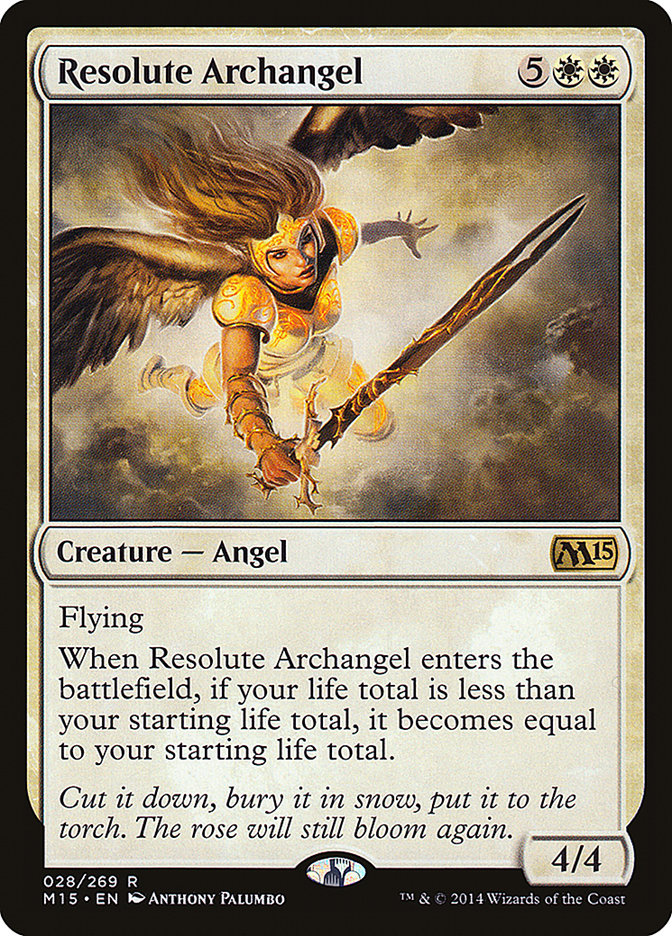 Resolute Archangel [Magic 2015] | Yard's Games Ltd