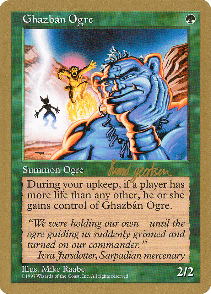 Ghazban Ogre (Svend Geertsen) [World Championship Decks 1997] | Yard's Games Ltd