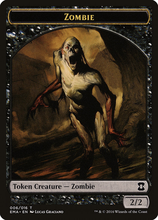Zombie Token [Eternal Masters Tokens] | Yard's Games Ltd