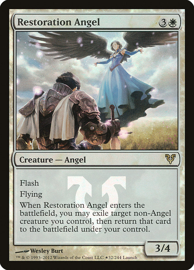 Restoration Angel (Launch) [Avacyn Restored Prerelease Promos] | Yard's Games Ltd