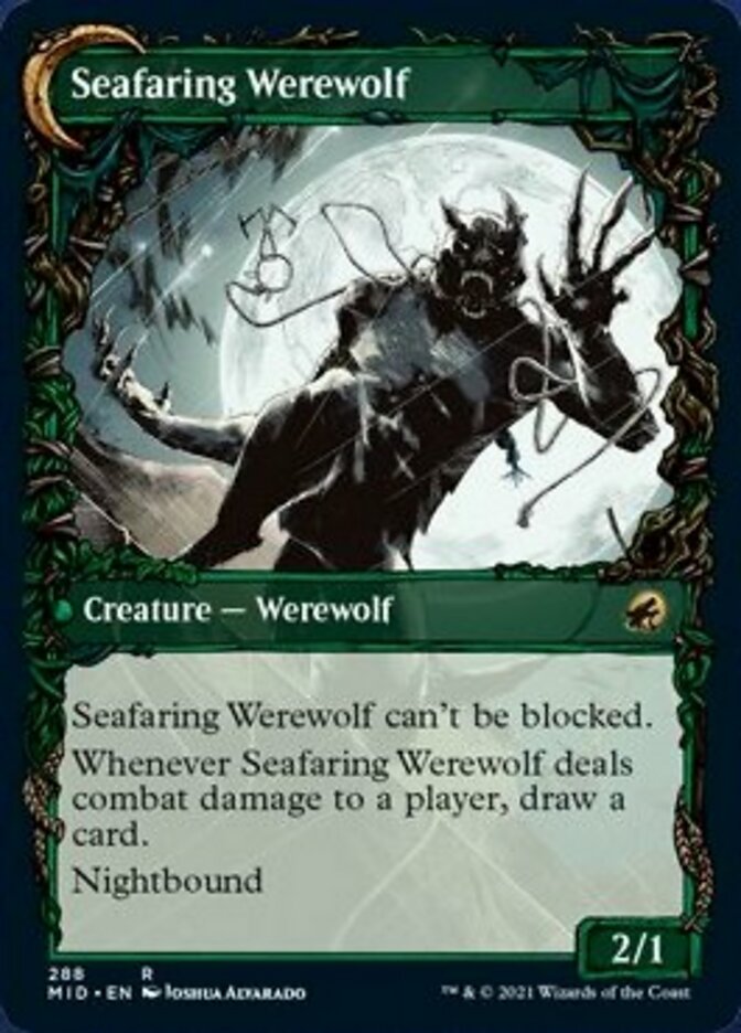 Suspicious Stowaway // Seafaring Werewolf (Showcase Equinox) [Innistrad: Midnight Hunt] | Yard's Games Ltd