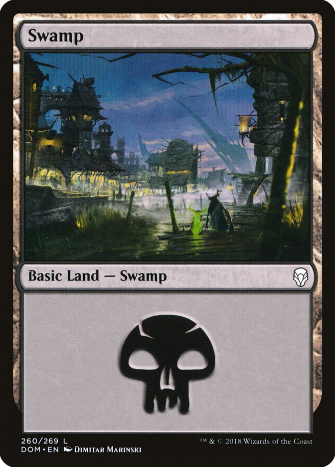 Swamp (260) [Dominaria] | Yard's Games Ltd