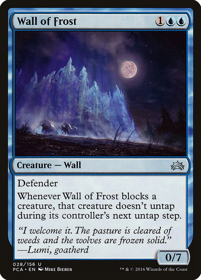 Wall of Frost [Planechase Anthology] | Yard's Games Ltd