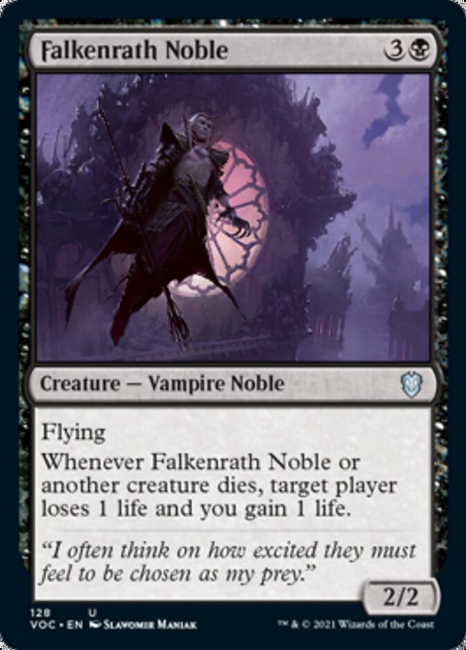 Falkenrath Noble [Innistrad: Crimson Vow Commander] | Yard's Games Ltd