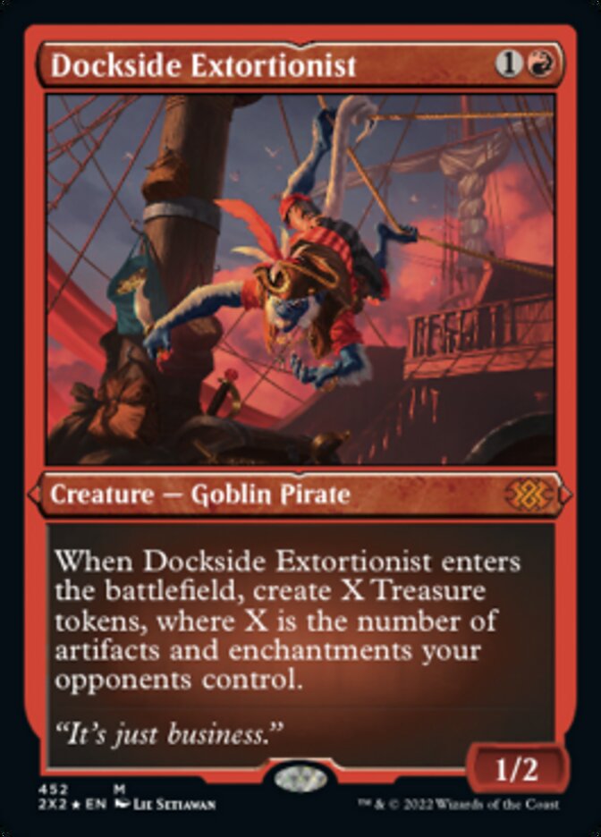 Dockside Extortionist (Foil Etched) [Double Masters 2022] | Yard's Games Ltd