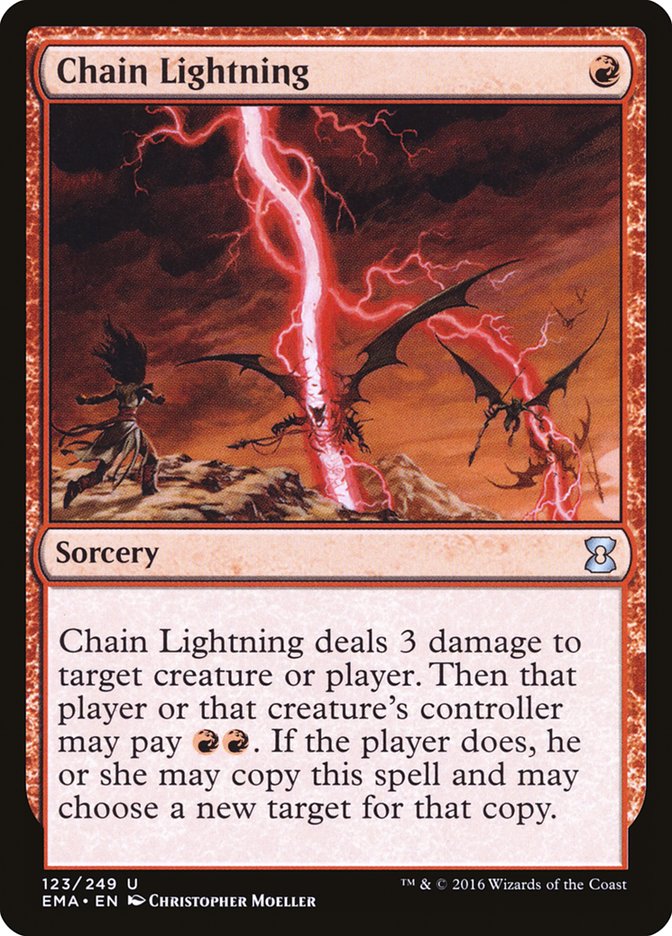 Chain Lightning [Eternal Masters] | Yard's Games Ltd