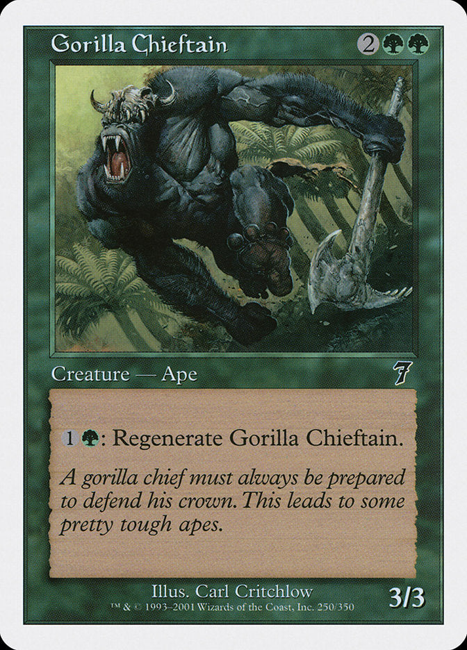 Gorilla Chieftain [Seventh Edition] | Yard's Games Ltd