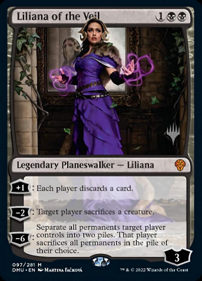 Liliana of the Veil (Promo Pack) [Dominaria United Promos] | Yard's Games Ltd