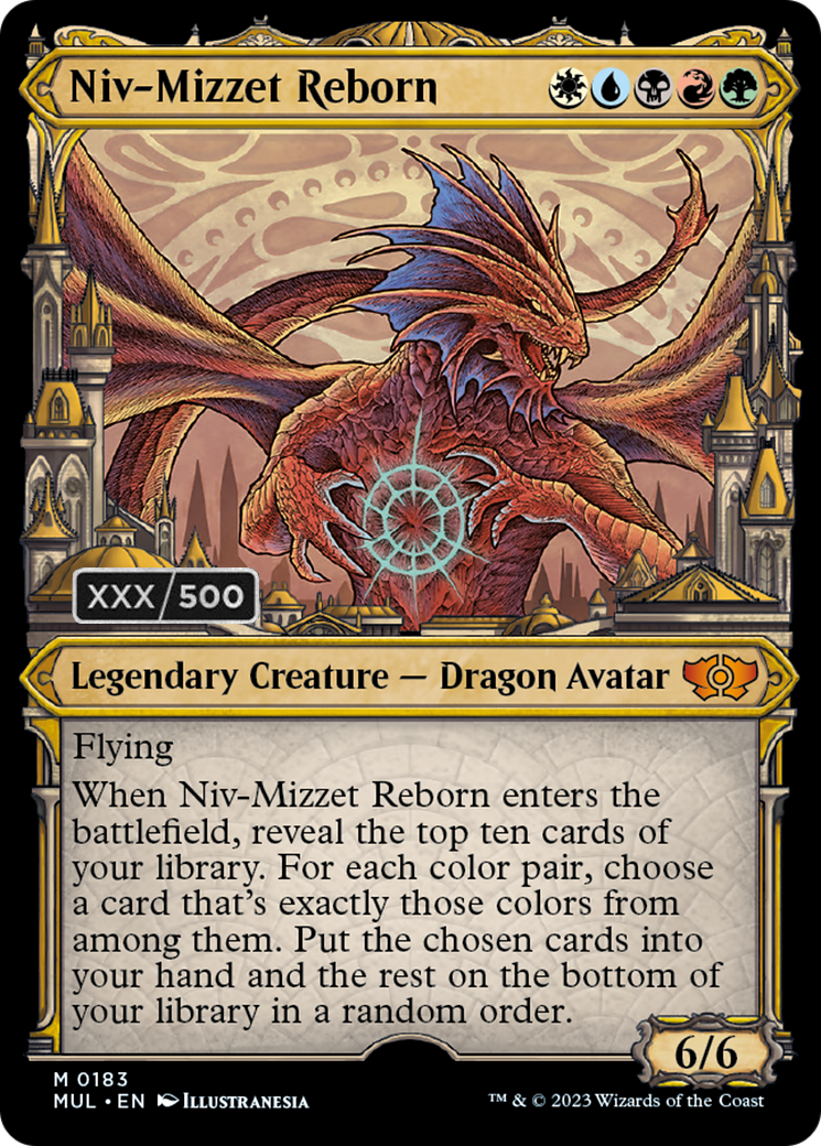 Niv-Mizzet Reborn (Serialized) [Multiverse Legends] | Yard's Games Ltd