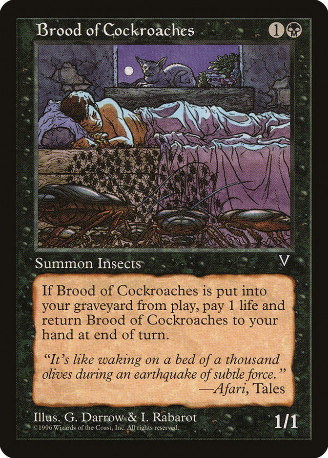 Brood of Cockroaches [Visions] | Yard's Games Ltd