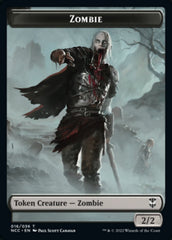 Zombie // Goat Double-Sided Token [Streets of New Capenna Commander Tokens] | Yard's Games Ltd