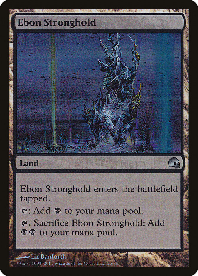 Ebon Stronghold [Premium Deck Series: Graveborn] | Yard's Games Ltd