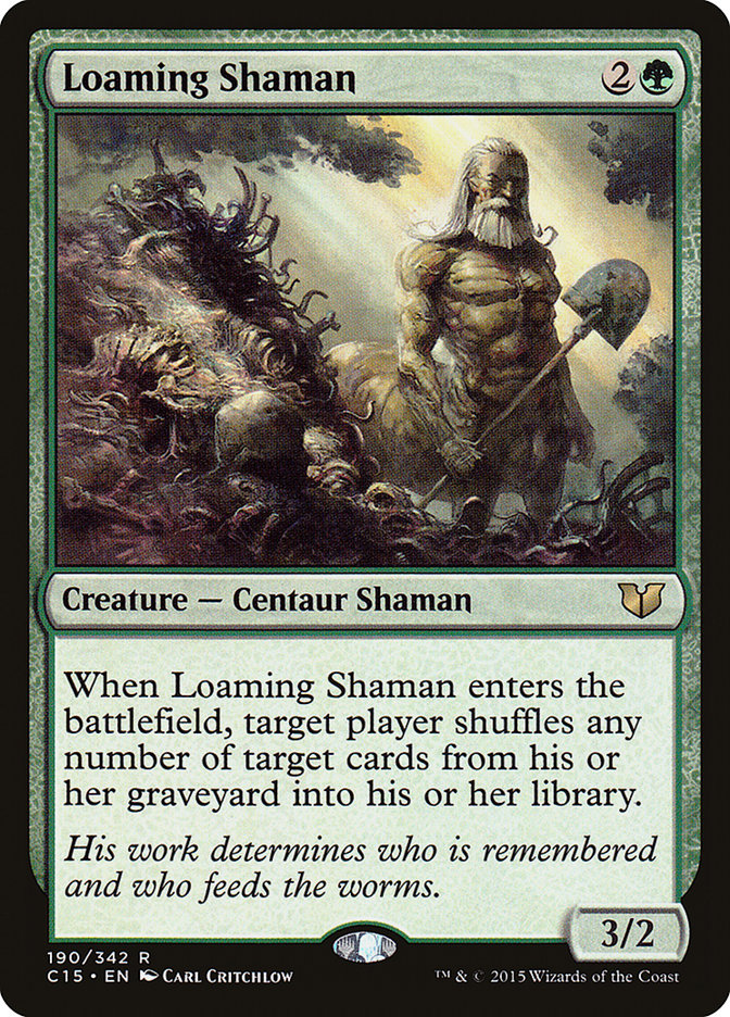 Loaming Shaman [Commander 2015] | Yard's Games Ltd