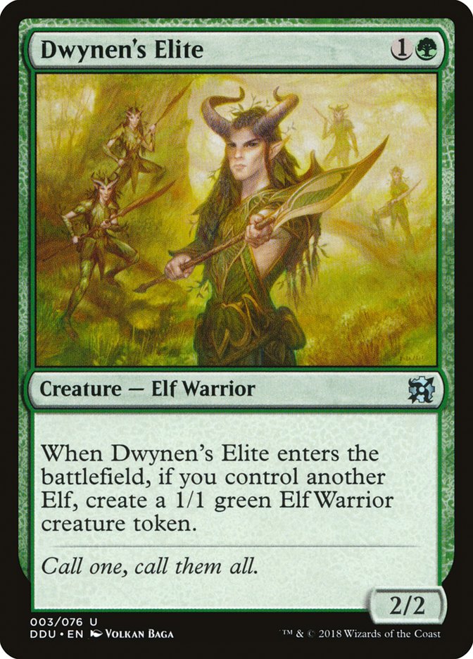 Dwynen's Elite [Duel Decks: Elves vs. Inventors] | Yard's Games Ltd