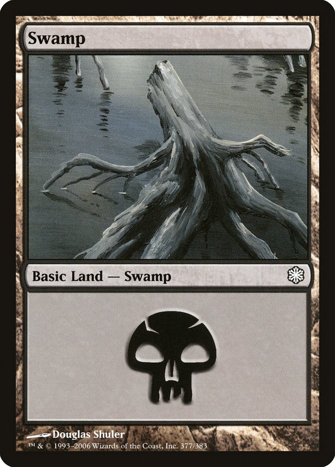 Swamp (377) [Coldsnap Theme Decks] | Yard's Games Ltd
