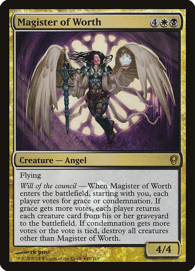 Magister of Worth (Launch) [Conspiracy Promos] | Yard's Games Ltd
