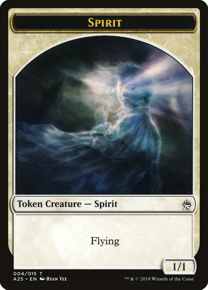 Spirit Token (004/015) [Masters 25 Tokens] | Yard's Games Ltd