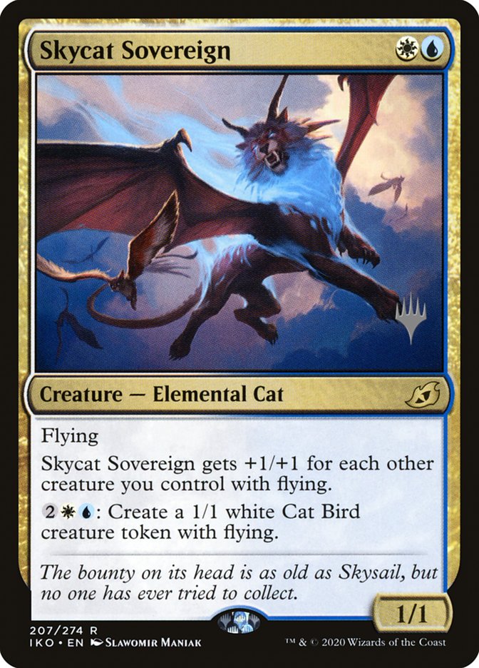 Skycat Sovereign (Promo Pack) [Ikoria: Lair of Behemoths Promos] | Yard's Games Ltd