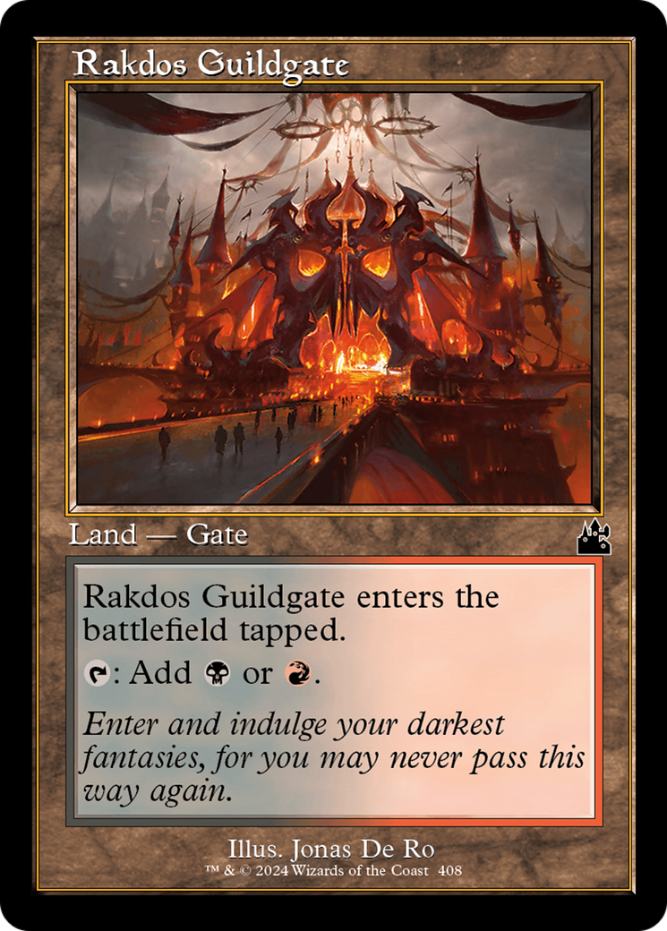 Rakdos Guildgate (Retro Frame) [Ravnica Remastered] | Yard's Games Ltd