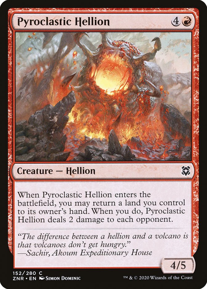 Pyroclastic Hellion [Zendikar Rising] | Yard's Games Ltd
