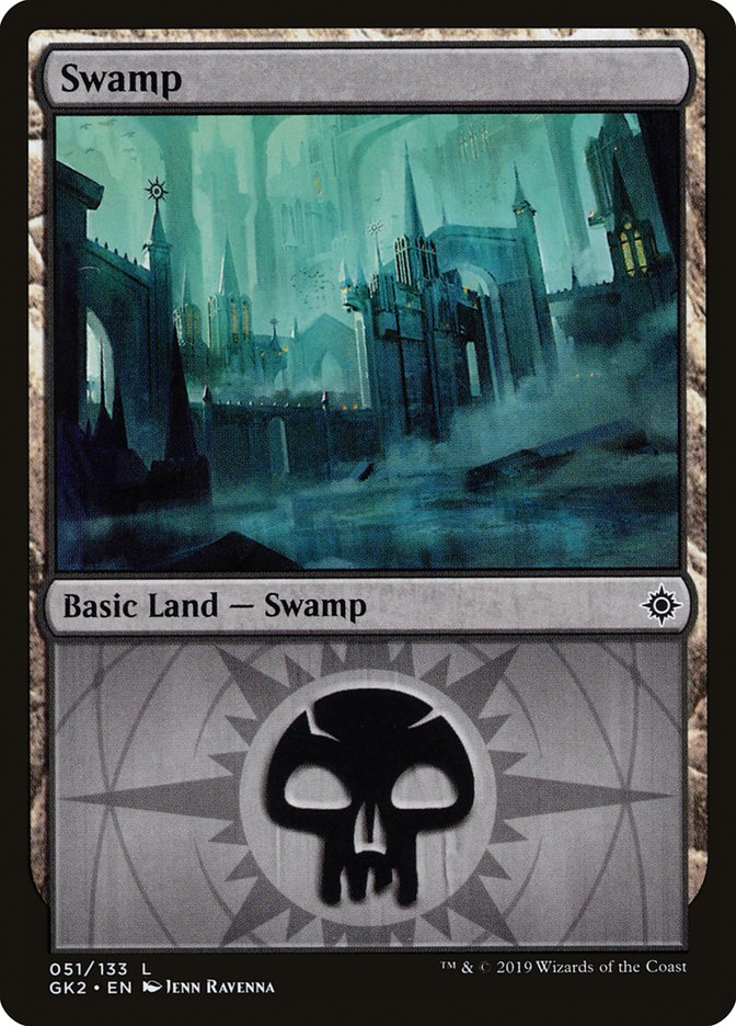 Swamp (51) [Ravnica Allegiance Guild Kit] | Yard's Games Ltd