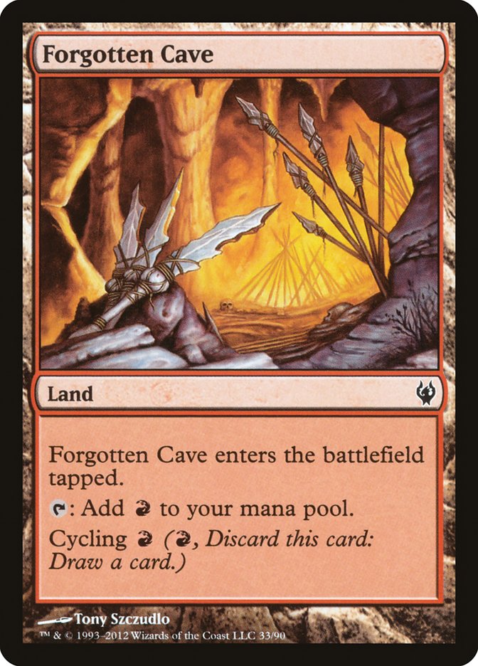 Forgotten Cave [Duel Decks: Izzet vs. Golgari] | Yard's Games Ltd