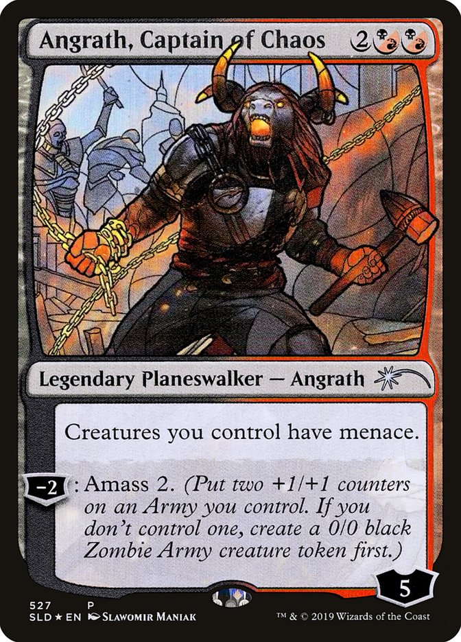 Angrath, Captain of Chaos (Stained Glass) [Secret Lair Drop Promos] | Yard's Games Ltd
