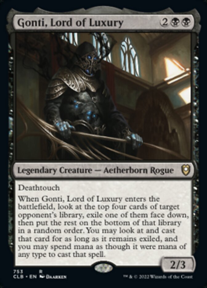 Gonti, Lord of Luxury [Commander Legends: Battle for Baldur's Gate] | Yard's Games Ltd