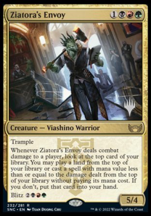 Ziatora's Envoy (Promo Pack) [Streets of New Capenna Promos] | Yard's Games Ltd