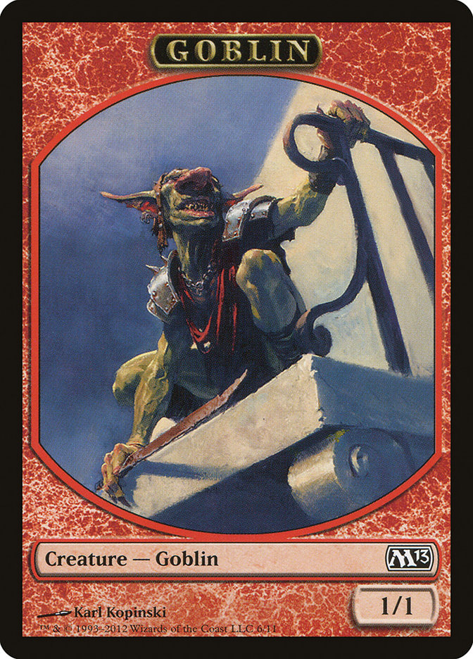 Goblin Token [Magic 2013 Tokens] | Yard's Games Ltd