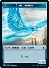 Bird Illusion // Elf Warrior Double-Sided Token [Game Night: Free-for-All Tokens] | Yard's Games Ltd