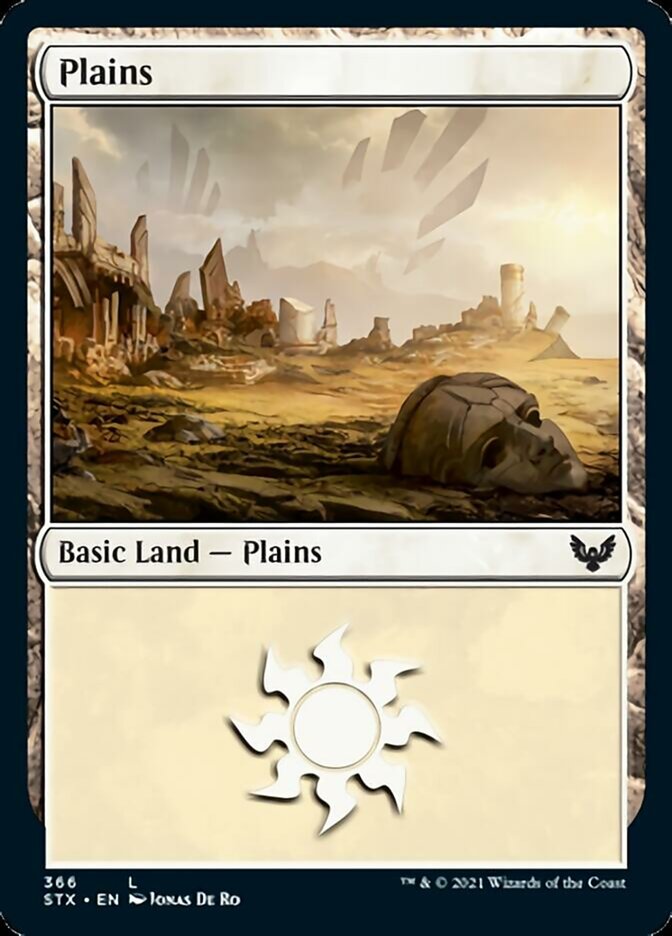 Plains (366) [Strixhaven: School of Mages] | Yard's Games Ltd