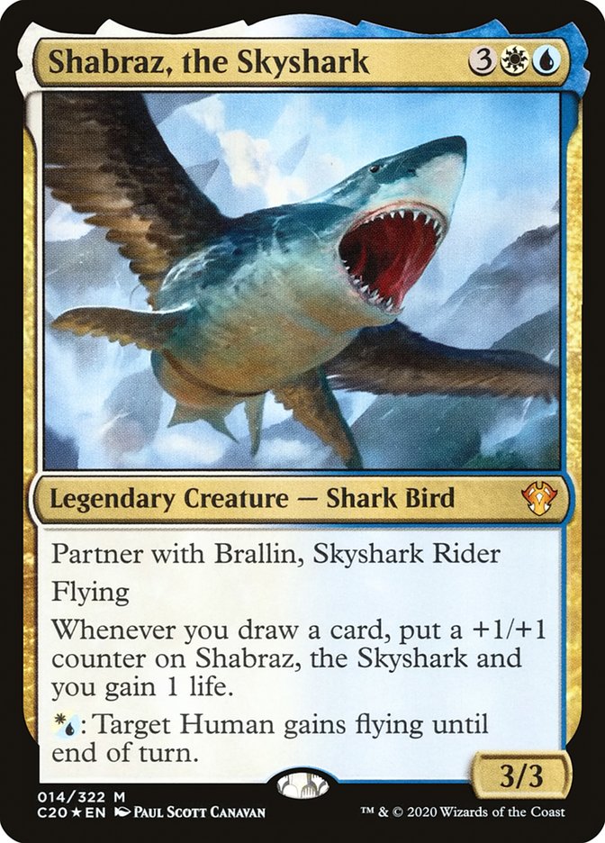 Shabraz, the Skyshark [Commander 2020] | Yard's Games Ltd