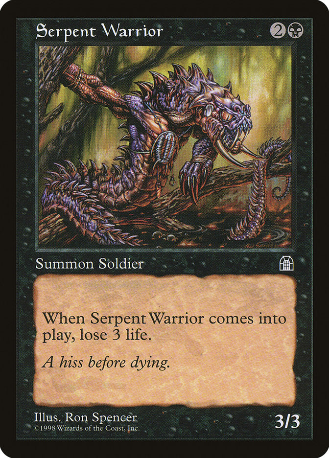 Serpent Warrior [Stronghold] | Yard's Games Ltd