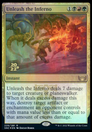 Unleash the Inferno [Streets of New Capenna Prerelease Promos] | Yard's Games Ltd