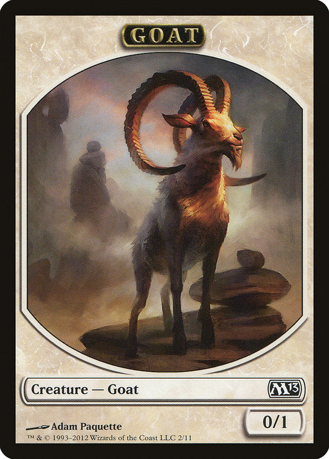 Goat Token [Magic 2013 Tokens] | Yard's Games Ltd