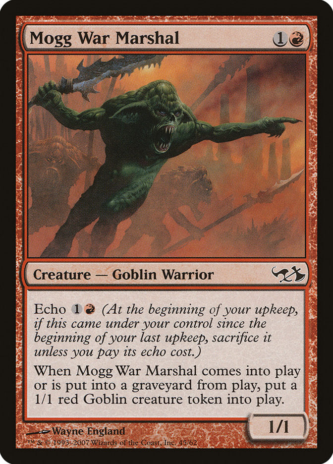 Mogg War Marshal [Duel Decks: Elves vs. Goblins] | Yard's Games Ltd