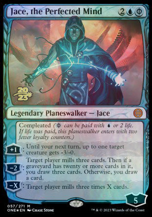 Jace, the Perfected Mind [Phyrexia: All Will Be One Prerelease Promos] | Yard's Games Ltd