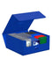ultimate guard treasurehive 90 xenoskin blue deck box card case