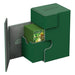 ultimate guard flip n tray 80 xenoskin green premium deck box case