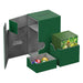 ultimate guard flip n tray 80 xenoskin green premium deck box case
