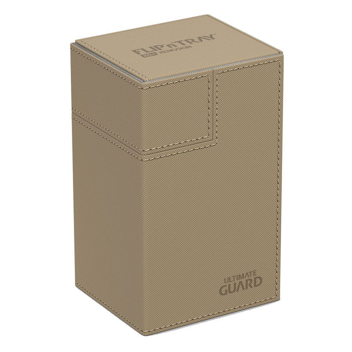Ultimate Guard flip n tray 80 xenoskin sand premium deck box case