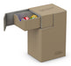 Ultimate Guard flip n tray 80 xenoskin sand premium deck box case