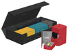 ultimate guard treasurehive 550 xenoskin black deck box card case