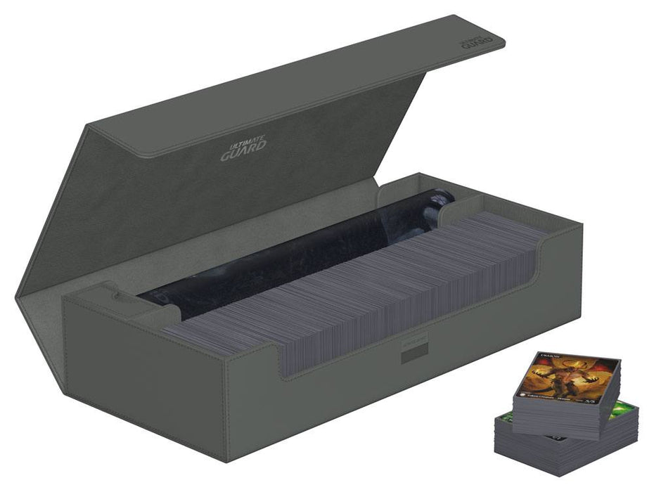 ultimate guard greatsurehive 550 xenoskin grey deck box card case