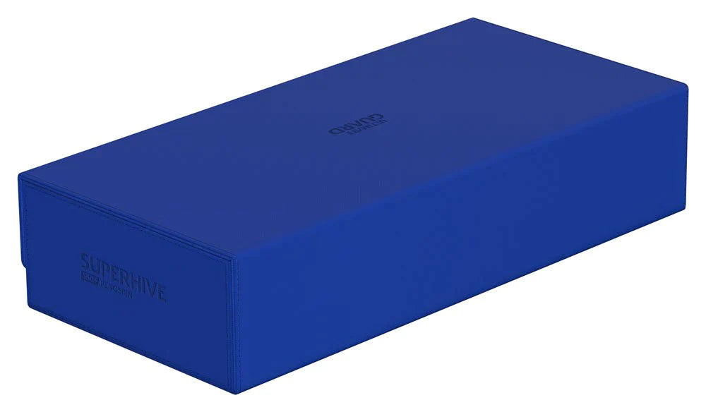 ultimate guard treasurehive 550 xenoskin blue deck box card case